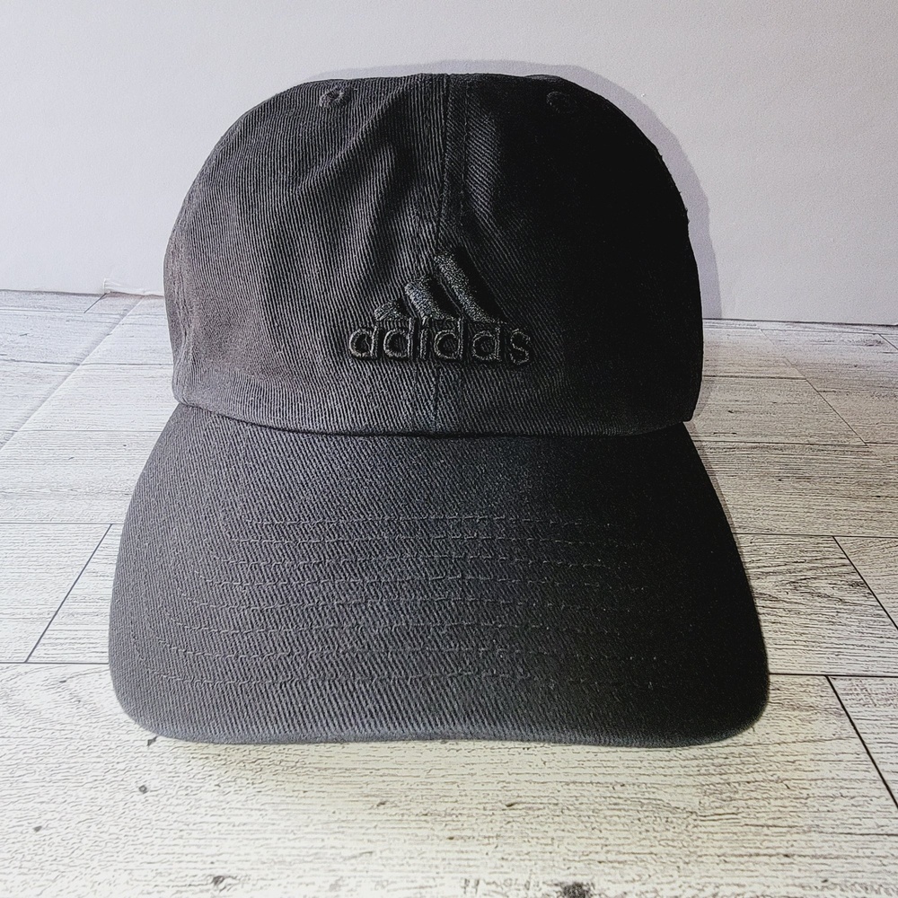 Adidas Black Adjustable Soft Fitted Sports Outerwear Baseball Ball Cap Hat